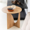 Ethnicraft Oak Geometric side table