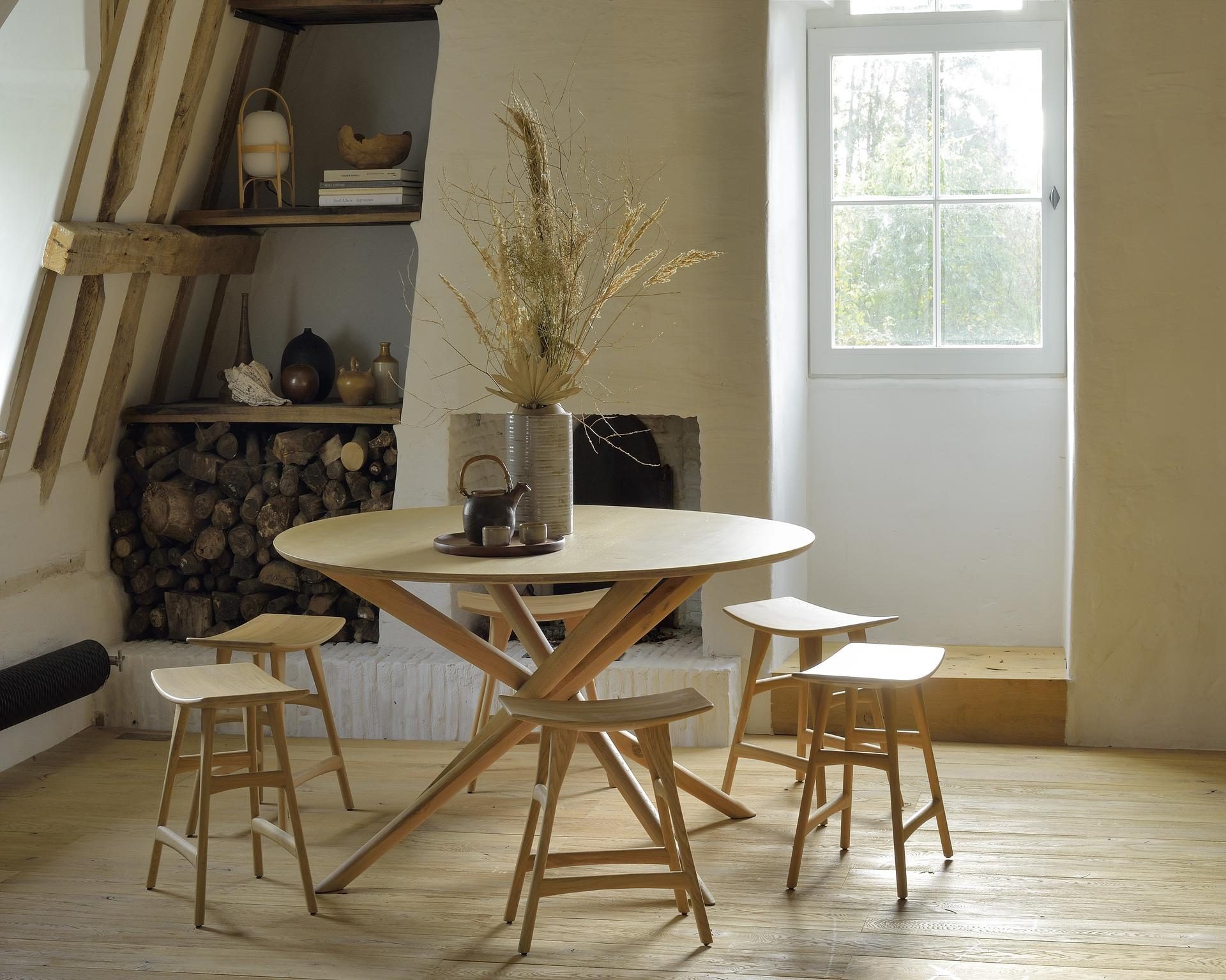 Ethnicraft Oak Osso Stool