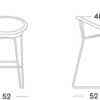 Vincent Sheppard Joe Counter Stool Sled Base