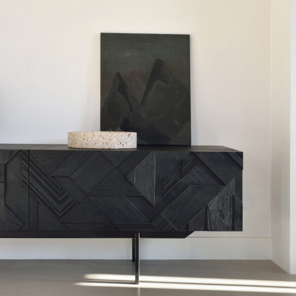 Graphic TV cupboard