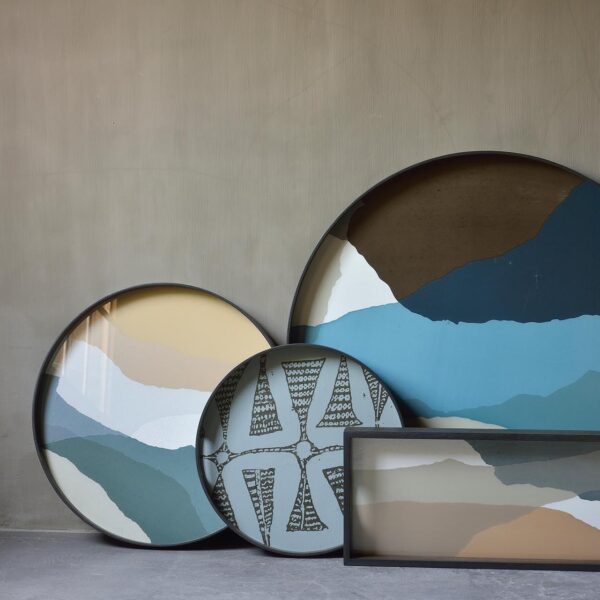 Wabi Sabi glass tray