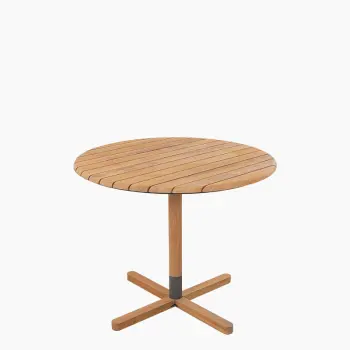 Marina Pedestal Folding Table